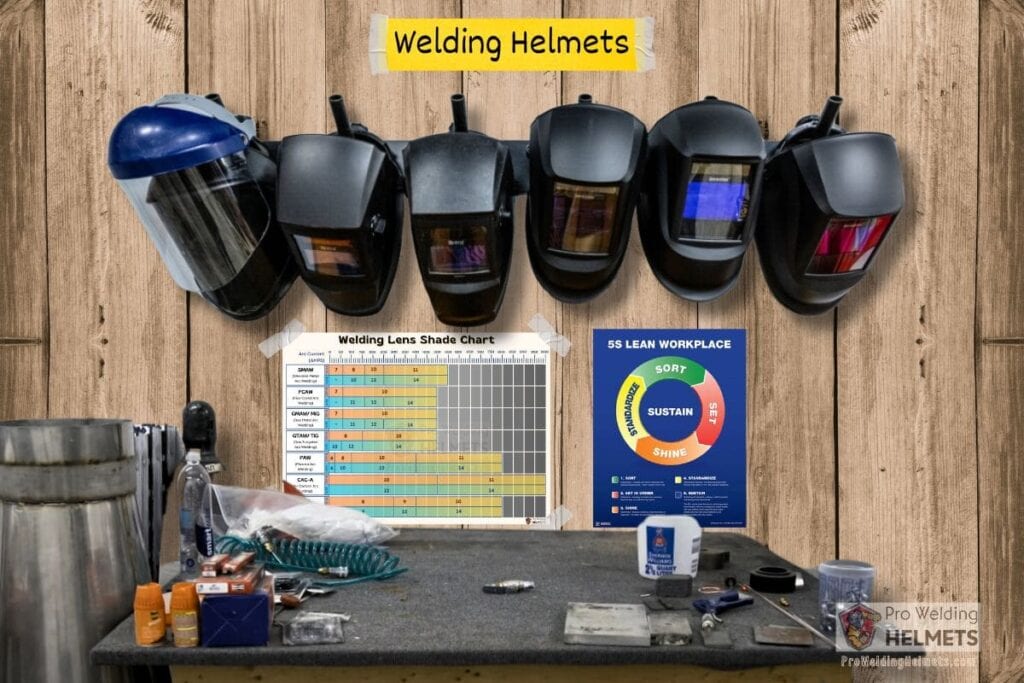 How to store auto-darkening welding helmets