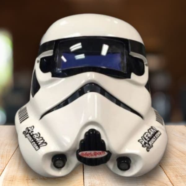 Star wars stormtrooper welding helmet
