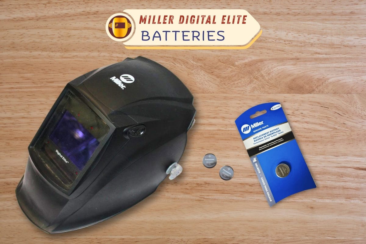 Miller Digital Performance welding helmet battery location