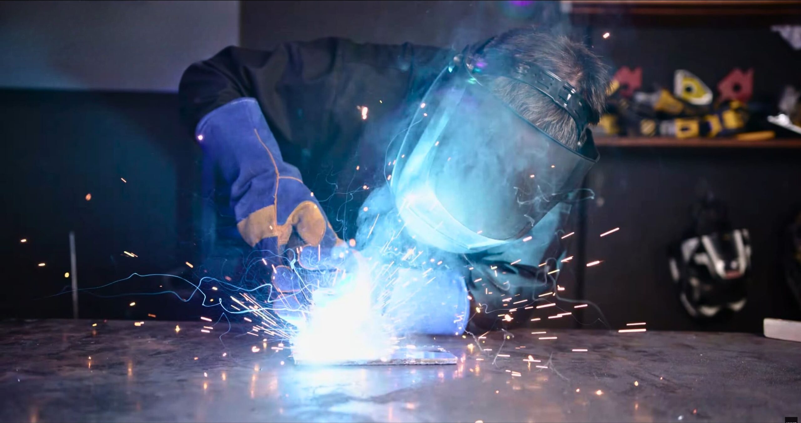 Behind the lens welding